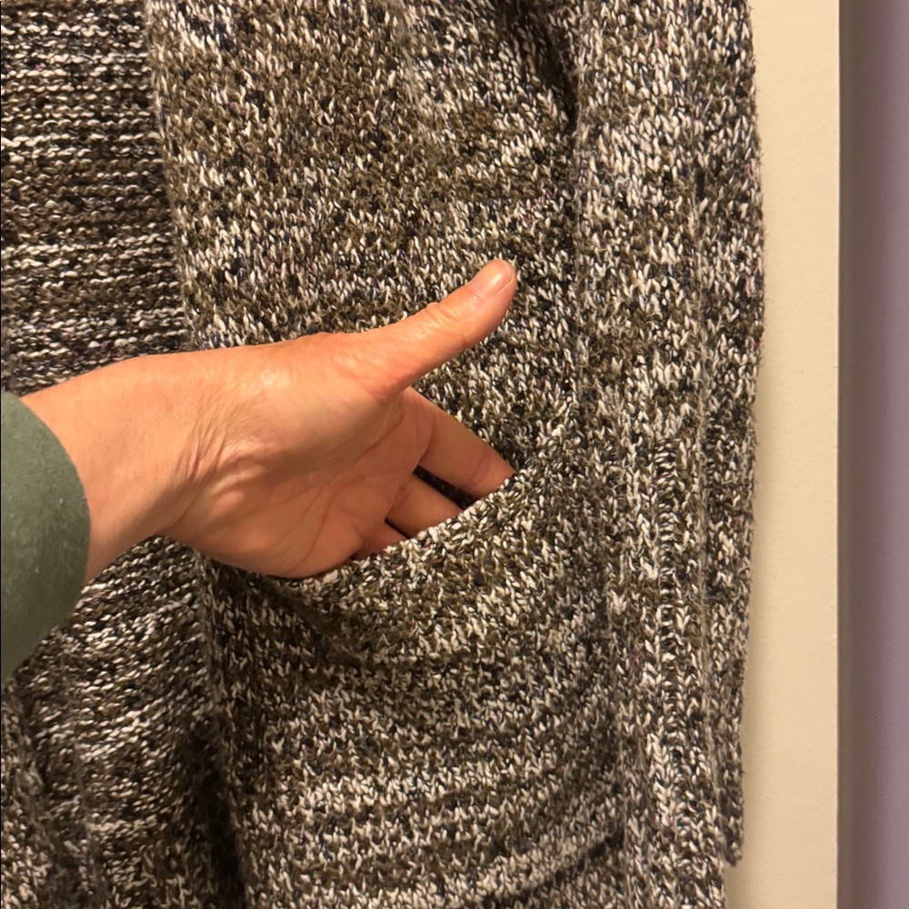 Michael Stars Marled Knit Cardigan Oversized - Picture 3 of 4